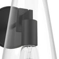 thumbnail image 4 of Beacon 1-Light Wall Sconce Clear Black, 4 of 7