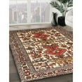 thumbnail image 3 of Ahgly Company Machine Washable Indoor Rectangle Traditional Saffron Red Area Rugs, 4' x 6', 3 of 7