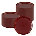 thumbnail image 2 of Restaurantware Plastic Plate 200 Pack of 10.6 x 10.6 Inch Durable Plastic Serving Dish Elegant Dinner Stone Plate Lookalike for Weddings and Parties, 2 of 11