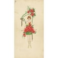 thumbnail image 3 of Will R. Barnes 11x18 Black Modern Framed Museum Art Print Titled - 8-Poinsettias (1919 - 1920), 3 of 5
