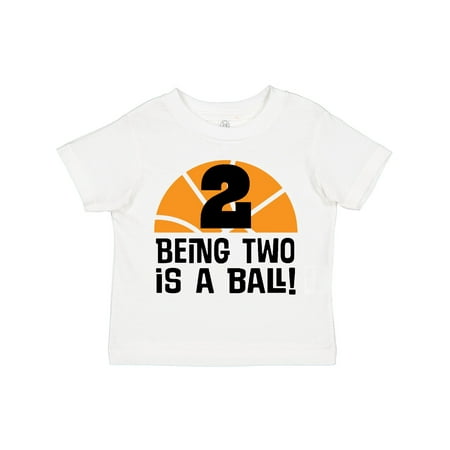 

Inktastic 2nd Birthday Basketball Sports Boys Gift Toddler Boy or Toddler Girl T-Shirt
