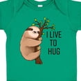 thumbnail image 4 of Inktastic I Live to Hug Cute Sloth on a Branch Boys or Girls Baby Bodysuit, 4 of 5