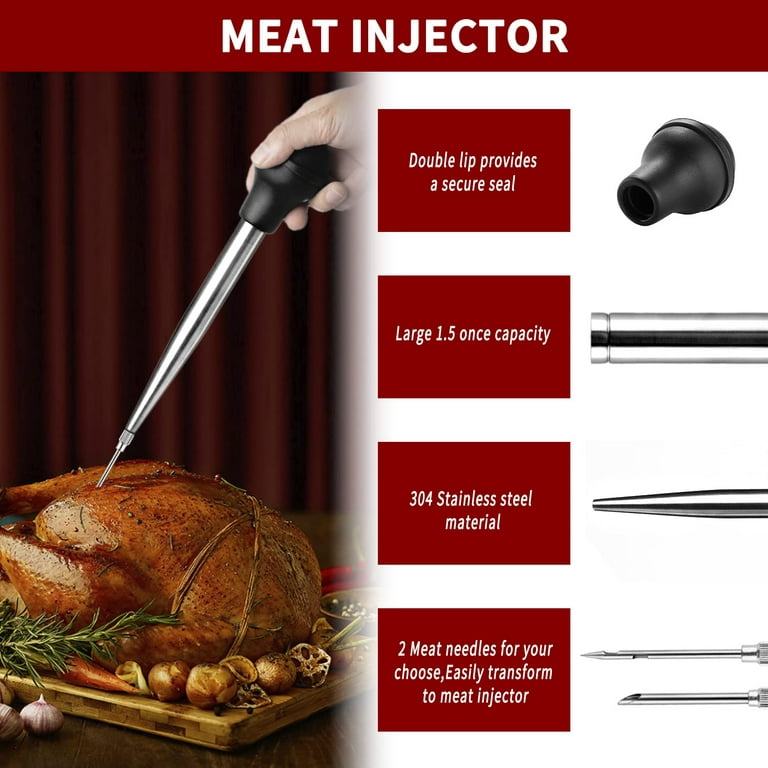 Turkey Baster - Also comes with marinade injectors! – Curated Kitchenware