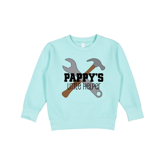 Inktastic Pappy's Little Helper Grandchild Toddler Sweatshirt