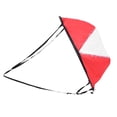thumbnail image 1 of Dioche Polyester Taffeta Canoe Wind Sail, Canoe Sailing, For Outdoor Fun Water Sports, 1 of 8