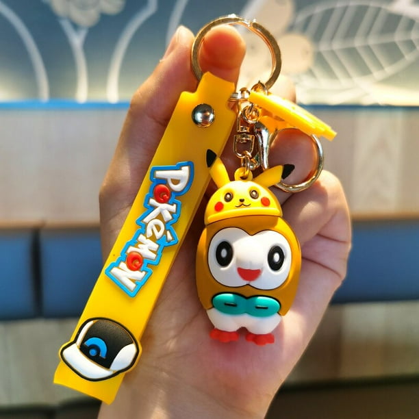 LLavero de Pokémon de dibujos animados de Anime Kawaii, lindo llavero de coche de Pikachu, llavero de mochila, adornos colgantes, regalos de joyería para amigos, nuevo YAOSANBAO BAO unisex