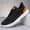 Black And Yellow, variant on Men's Casual Skate Shoes, Fashionable Knit Sneakers, Breathable Korean-Style Casual Men's Shoes, Breathable Running Shoes, Soft-Soled Lightweight Shoes