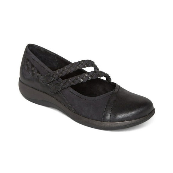 Aetrex Women's Annie Slip-On Mary Jane Shoes for Women Wide Width Adjustable