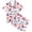 C289 White, variant on Gbsyewxs Girls Outfits 2 Piece Lapel Short Sleeve Independence Day Print Tops And Shorts Set Homewear Summer Girls Clothes Set Pink Size 4-5 Years