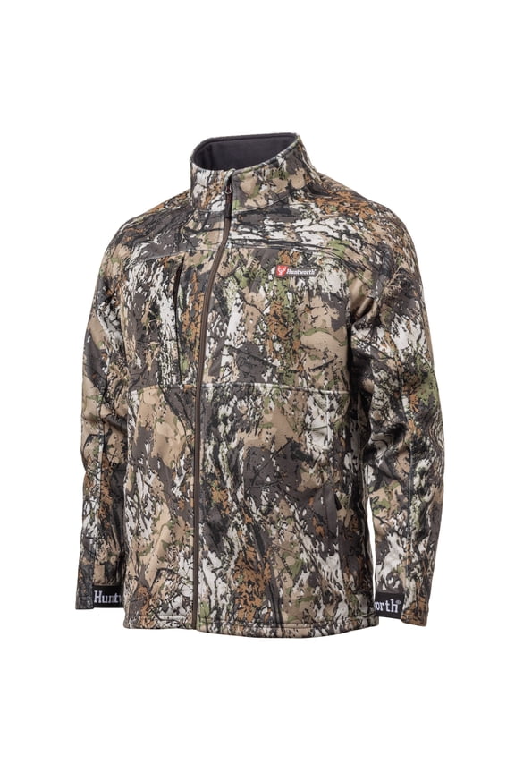 Men's Elkins Mid Weight Windproof, Soft-Shell Jacket, Grid Fleece Interior (Vertek), Size XL