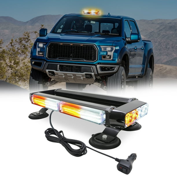 YOMTOVM 14.5 inches Emergency Strobe Lights COB LED Roof Top