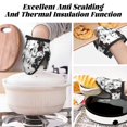 thumbnail image 3 of Labrador Retriever Dog Oven Mitts Heat Resistant - Soft Lining Silicone Mini Oven Mitts with HangingLoop, Kitchen Oven Gloves Heat Resistant 500℉ for Cooking Baking Microwave, 3 of 7