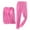 Hot Pink(2PC), variant on Besolor Pajama Pants for Women Elastic Waist Loungewear Trouser Casual Comfy Sleepwear with Pockets Plus Size