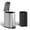 Silver, variant on Garvee 2.6 Gallon Step-on Trash Bin with Lid, 12.6 x 7.32 x 15.28", for Bathroom, Silver