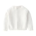 thumbnail image 4 of Spazoro Toddler Girls Boys Sweaters, Casual Thickening Crew Neck Long Sleeve Warm Shirts for Child Girls White Size 3 T, 4 of 4