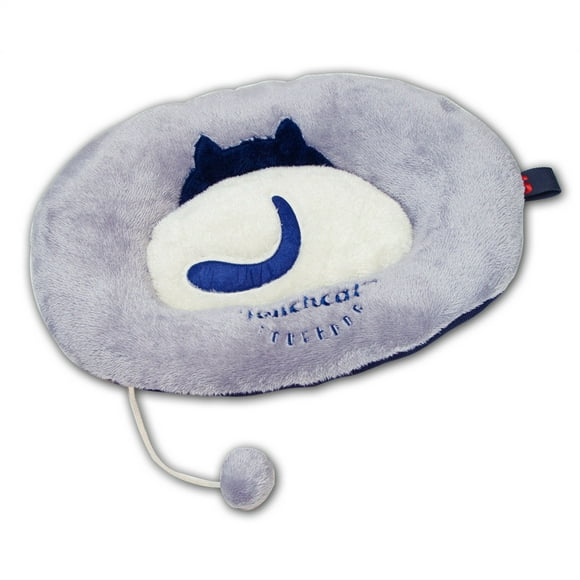 Touchcat 'Kitty-Tails' Fashion Designer Fashion Premium Cat Pet Bed - One Size - Light Grey