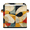 Multicolor 3, variant on CURLYOOT Aztec Cube Storage Bin 11 Inch Fabric Storage Cube for Shelves Decorative Southwestern Native Foldable Basket with Leather Handle for Closet Shelves Organizer