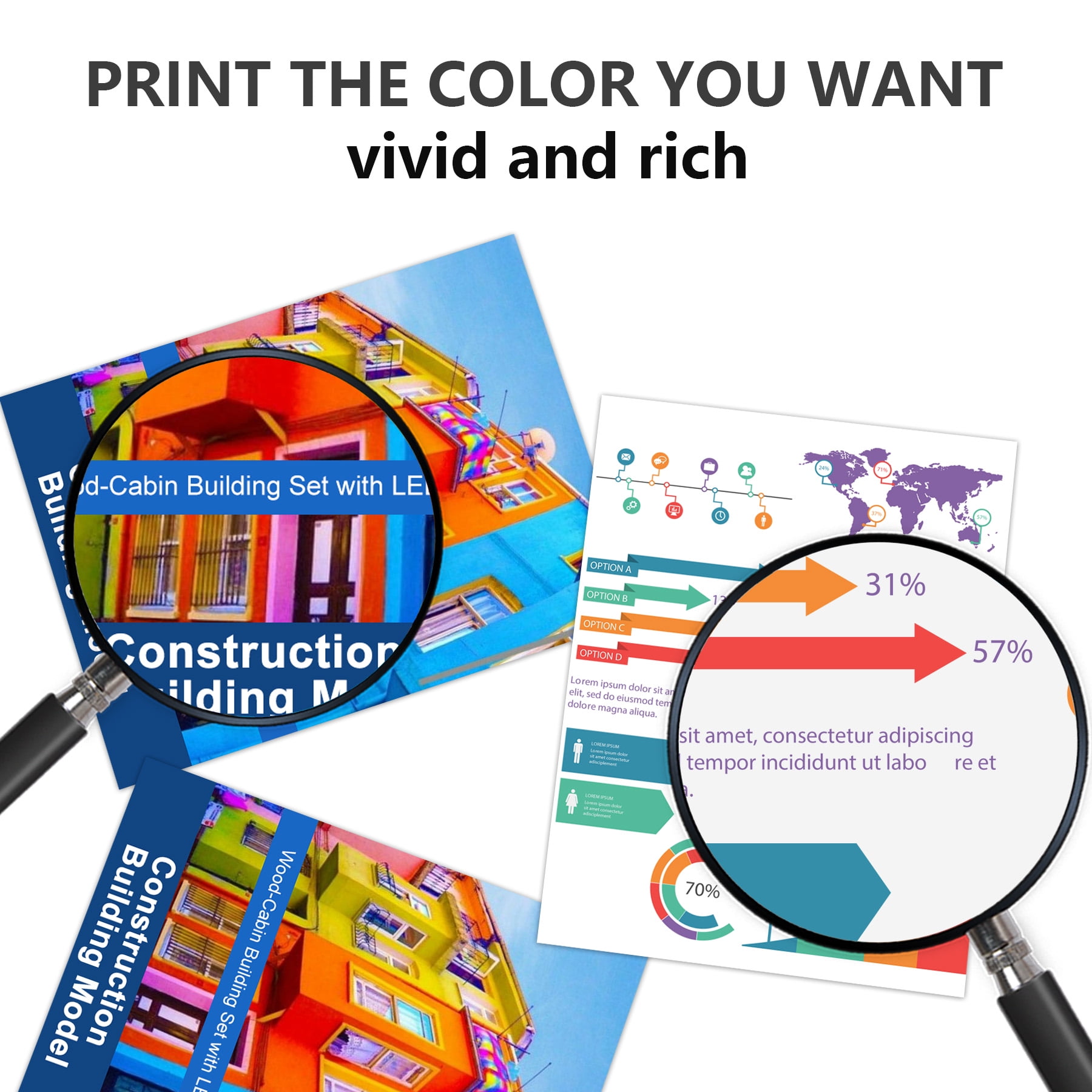 TN225 TN221 Toner Cartridge 4 Pack Compatible for Brother TN-225 TN 225 TN225BK TN 221Toner for HL-3150CDN DCP-9020CDN HL-3170CDW MFC-9130CW Printer