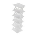 thumbnail image 4 of Luzkey Vertical Shoe Rack Corner Storage Organizer for Doorway Entryway Small Space 6 Tier, 4 of 8
