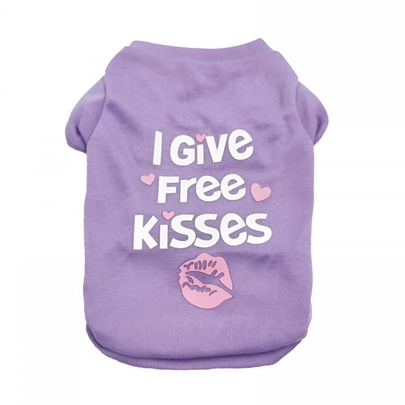 TELOLY Cute Pet Print T Skirt Dog Summer Comfortable Breathable T Shirt Clothes for Dogs Boy Dog Clothes Dog Tracksuit Dog Tracksuit Dog Clothes for Large Dogs Boy Summer Chihuahua Sweater Girl