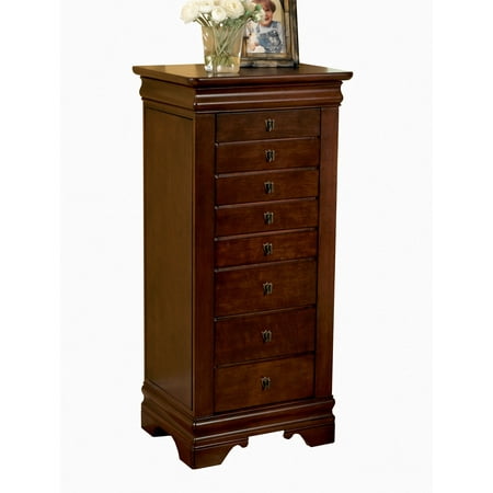 Powell Louis Phillipe Jewelry Armoire, Marquis Cherry
