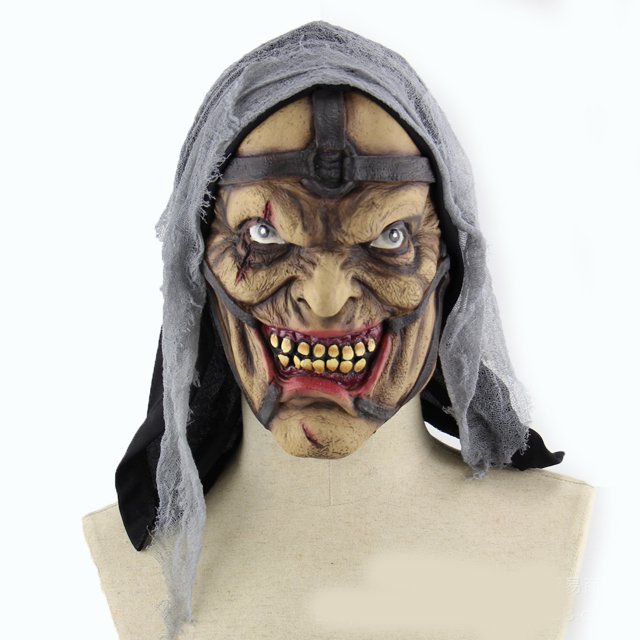 Disfraz integral de látex de Mask Horror Pirate para fiesta de Halloween