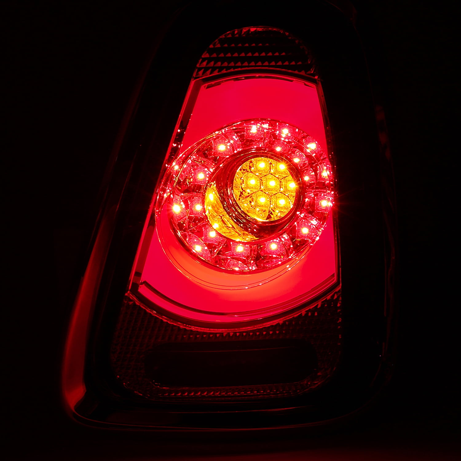 Spec-D Tuning LED Red Tail Lights Compatible with 2011-2015 Mini Cooper Base/S Hatchback and Convertible, Left + Right Pair Assembly