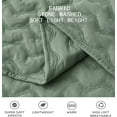 thumbnail image 4 of Chezmoi Collection Destiny 3-Piece Sage King Size Quilt Set - Stone-Washed Soft Microfiber Lightweight Quilted Bedspread Coverlet Set for All Seasons Wavy Line Stitching, 4 of 9