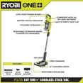 thumbnail image 3 of Aspirador inalámbrico RYOBI Pacroban ONE+ 18V, 3 of 9