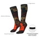 thumbnail image 4 of Fotbe Fiery Floral Pattern Calcetas Divertidas Estampadas para Hombre y Mujer, Calcetas de Algodón hasta la Rodilla para Caminar, Correr, Enfermería y Embarazo, 4 of 6