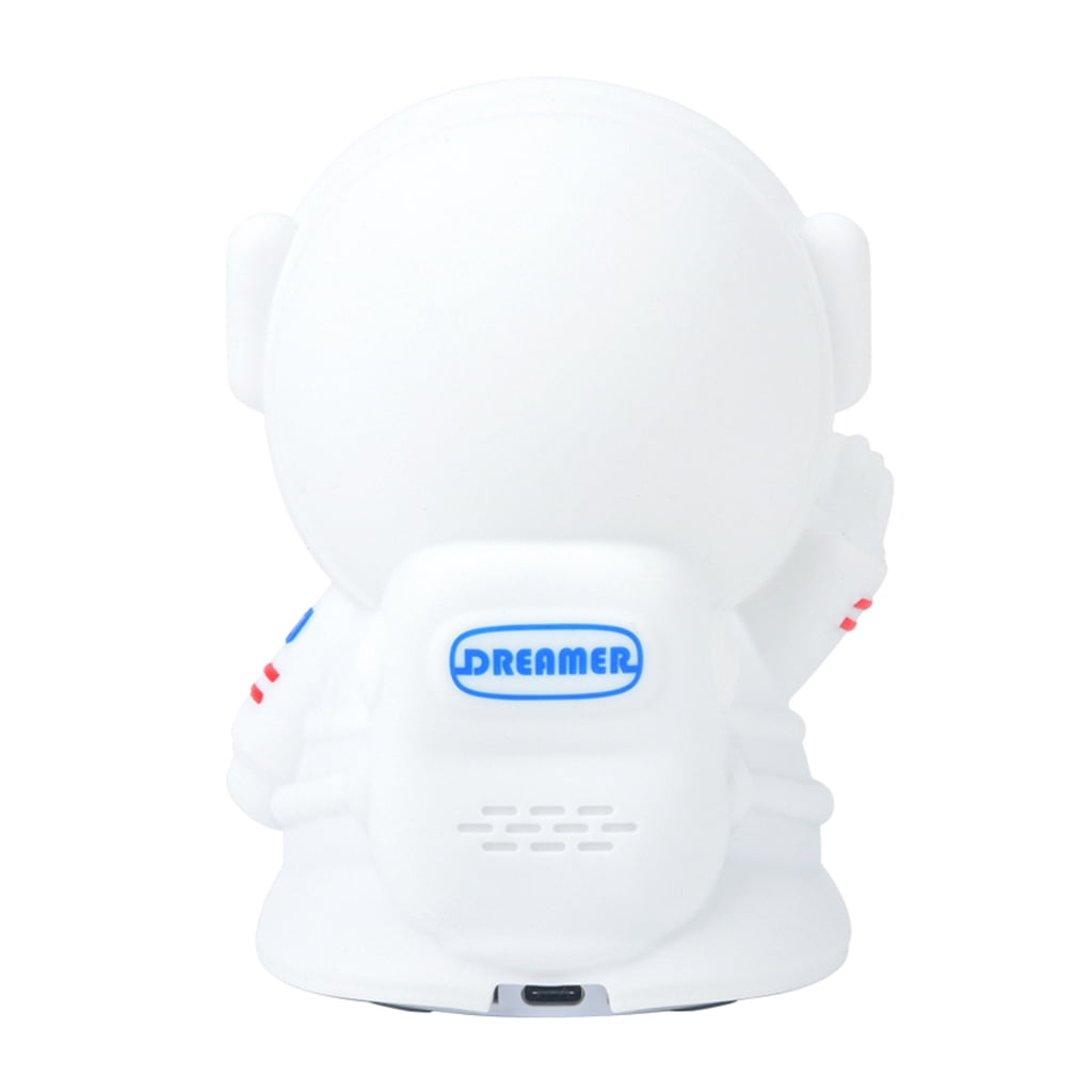 Cute Spaceman LED Night Light Nursery Silicone Astronaut Lamps Desktop Decoration Light Birthday Gift for Baby Toddler