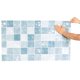thumbnail image 1 of Pegatinas a prueba de aceite Etiqueta de pared autoadhesiva impermeable para cocina (azul), 1 of 6