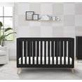thumbnail image 4 of Delta Children Essex 4-in-1 Convertible Baby Crib - Greenguard Gold Certified, Ebony/Natural, 4 of 14