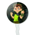 thumbnail image 2 of Ben 10 Ben Tennyson Cupcake Picks Toppers Decoration Set of 6, 2 of 7