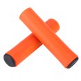 thumbnail image 4 of 1Pair Set Bicycle Mountain Bike Handlebar Sponge Anti Skid Shock Absorbing Grip Cover Orange, 4 of 8