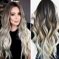 thumbnail image 3 of QUYUON Short Wigs for Women Clearance Hair Replacement Wigs Long Curly Wigs for Black Women Normal Hair Type Q874 Short Brown Wigs for Women Long Black Wigs Woman Long Black Wigs for Women Wigs, 3 of 8