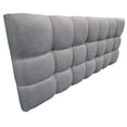 thumbnail image 4 of Cabecera El Bazar Store Linq Gris Plata Matrimonial Ajuste de altura Moderna abotonada, 4 of 5