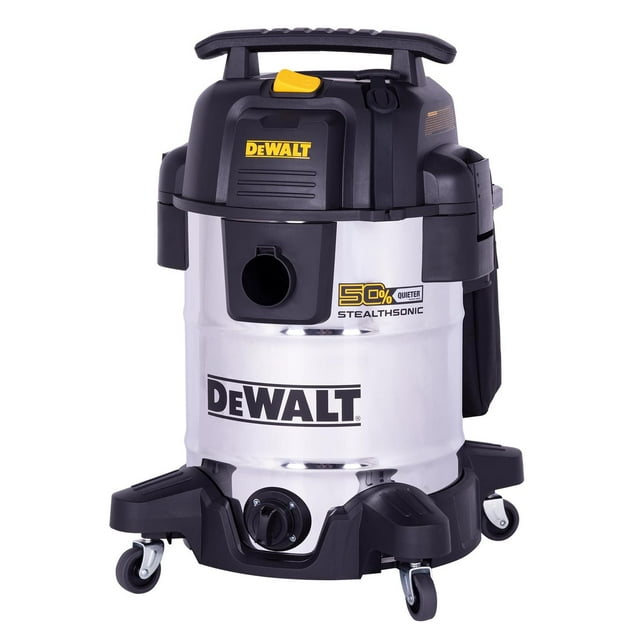 Aspiradora Dewalt Stealthsonic Ultra Silenciosa Resistente y Potente en Húmedo y Seco