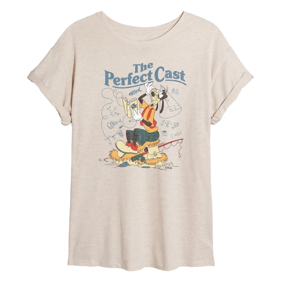 A Goofy Movie - Goofy Cast - Juniors Oversized Graphic T-Shirt