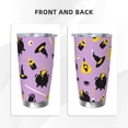 thumbnail image 3 of KLL Cute Halloween Print 40oz Stainless Steel Insulated Car Cup with Spillproof Lid - Keep Your Drink Hot or Cold on the Go-Without Straw, 3 of 8