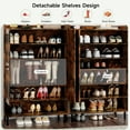 thumbnail image 4 of ONBRILL Shoe Storage Cabinet, 45'' Wooden 6-Tier Shoe Cabinet, Hold 18-24 Pairs for Entryway Hallway, 4 of 9