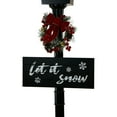 thumbnail image 7 of Christmas Time 71-In. Musical Snowy Street Lamp | Retro Truck Scene, 2 Rustic Signs, Cascading Snow, and Christmas Carols | Black | CT-SSL071A-BLK1, 7 of 7
