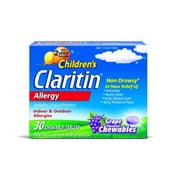 Children's Claritin Allergy, Grape Chewables 30 CT PACK OF 2