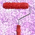 thumbnail image 2 of Rollo rodillo del rodillo de del rodillo estampado floral del rodillo d de 7 pulgadas 2 SM SunniMix Rodillo de pintura de la decoración de la pared de DIY, 2 of 6