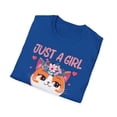 thumbnail image 4 of Just A Girl Who Loves Cats Floral Cat Lover T-Shirt, 4 of 4