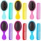 thumbnail image 1 of wonima11 12 Pack Wet Small Hair Brush Combs Set, 6 Detangler Mini Brush Detangling Travel Hair Brush 6 Plastic Fine Wide Combs for Women Men Kids Toddler Girls Baby(Stylish Colors), 1 of 1