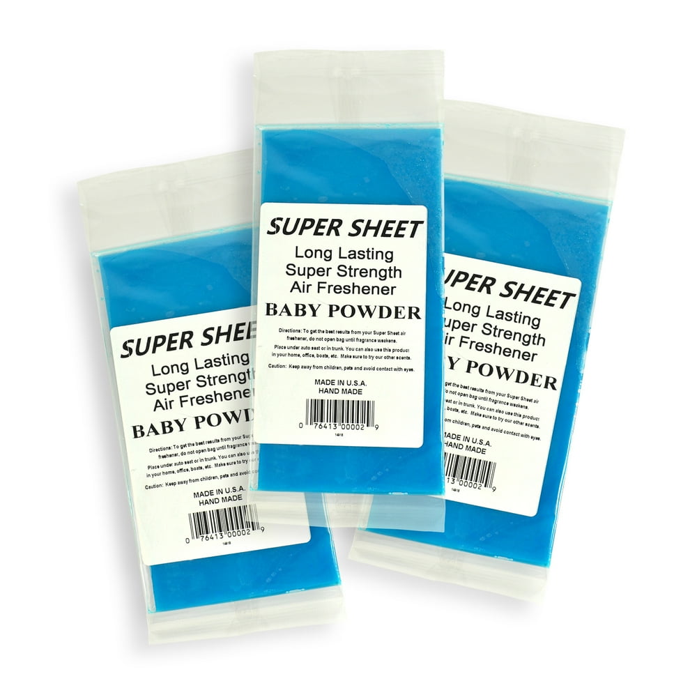 Jenray Super Sheet Small (7.5"x3.75") Under Seat Car Air Freshener, 3