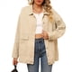 thumbnail image 3 of Chaqueta Vaquera Azul Vintage con Botones y Rotos para Mujer Caqui S, 3 of 10