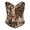 Light Brown, variant on Sweat Waist Trainer for Women - Buckle Shaping Short Fishbone Waist Tube - Belly Gathering Breast Support Body Shaper,Mint Green M