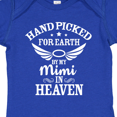 thumbnail image 4 of Inktastic Handpicked for Earth by My Mimi in Heaven with Angel Wings Boys or Girls Baby Bodysuit, 4 of 5